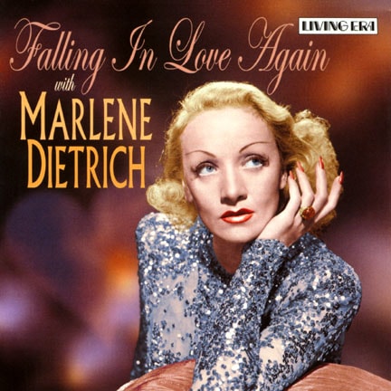 CD cover of 'Falling In Love Again' by Marlene Dietrich