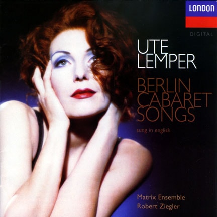 CD cover of 'Berlin Cabaret Songs - English' by Ute Lemper