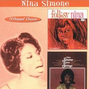 CD cover of Nina Simone - Folksy Nina / With Strings