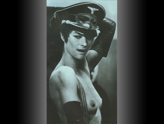 Charlotte Rampling sings 'Wenn ich mir was w�nschen d�rfte' in the movie 'Night Porter'