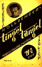 Poster: Tingel Tangel Theatre