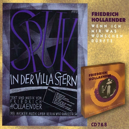 CD cover of 'WENN ICH MIR WAS WÜNSCHEN DÜRFTE - CD 8' by Friedrich Hollaender - 8 CD Box Set