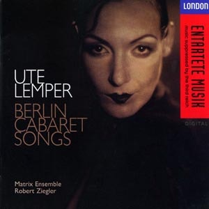 CD cover of 'Berlin Cabaret Songs - German' by Ute Lemper